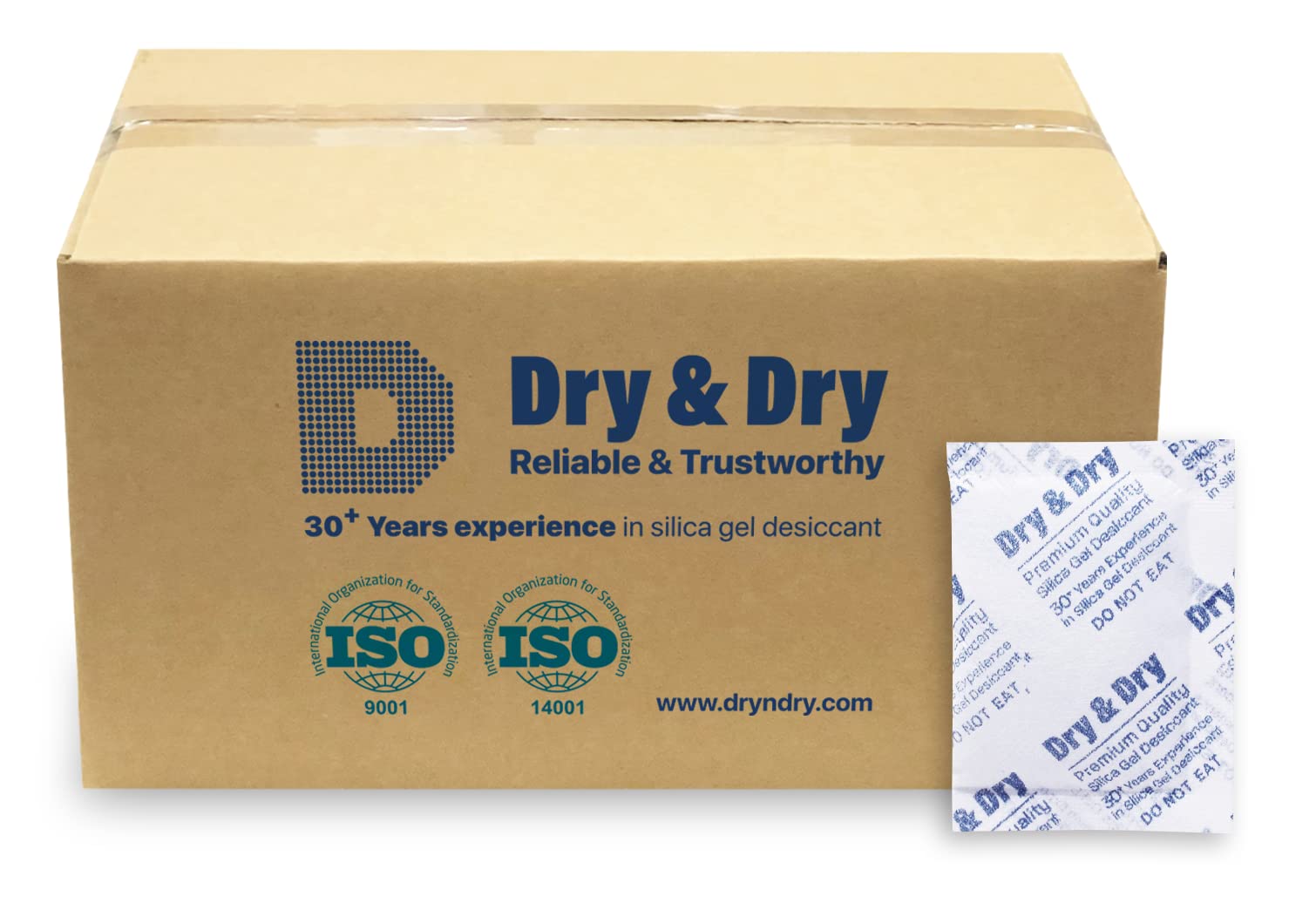 Dry & Dry 10g Silica Gel Packets (1500 Count) - Reusable Moisture Absorbers for Food Storage, Closet Organizers & Travel Essentials | Desiccant Packs for Electronics, Documents & Long-Term Storage Protection
