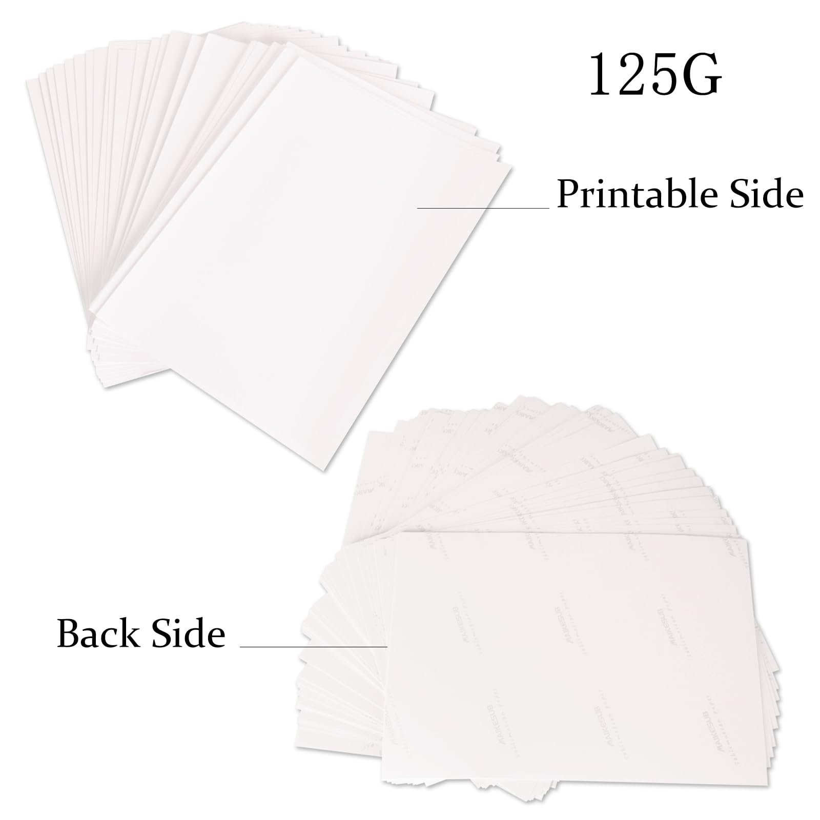 Premium Sublimation Paper 8.5x11 Inches - 100 Sheets High-Quality Transfer Paper for Sublimation Printers & Inks (125gsm) - Perfect for T-Shirts, Mugs, Tumblers & DIY Crafts