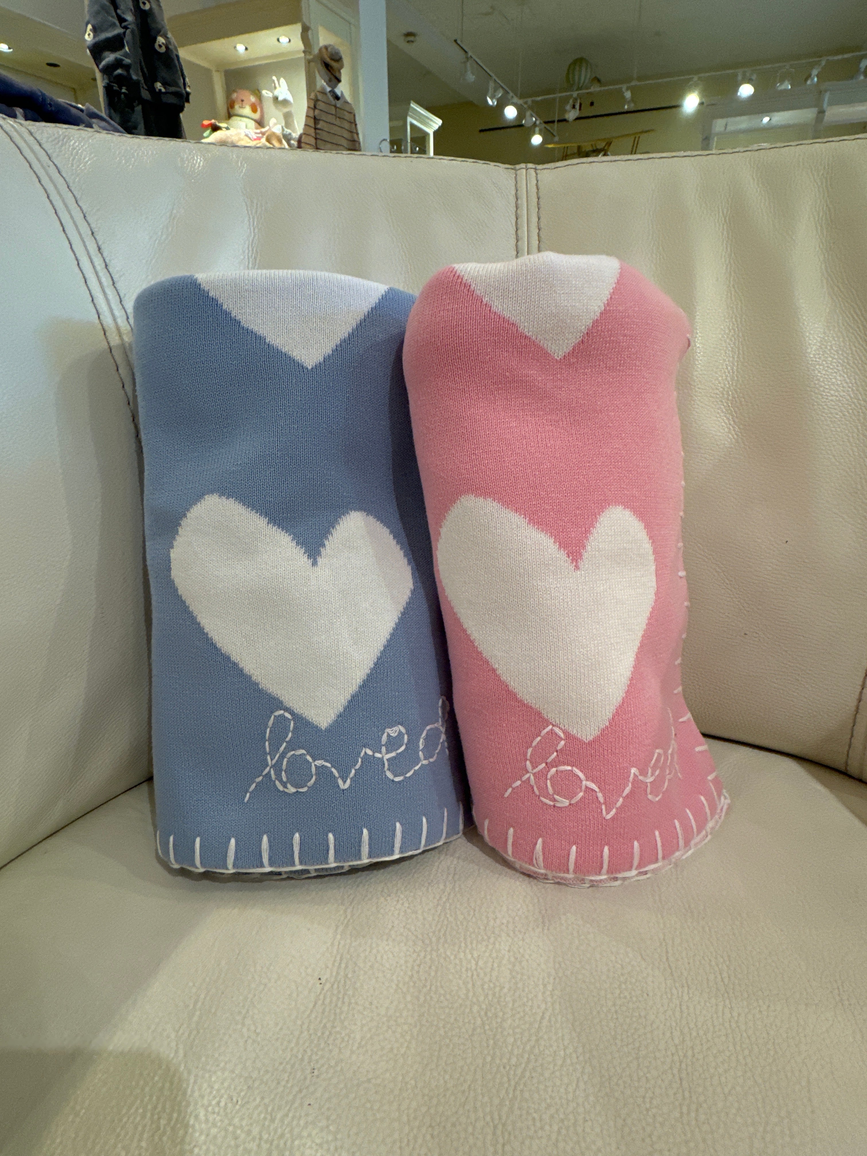 Kerri Rosenthal Imperfect Heart Blanket - Soft Cozy Throw Blanket for Couch, Bed & Home Decor - Perfect Gift for Valentine's Day & Anniversary