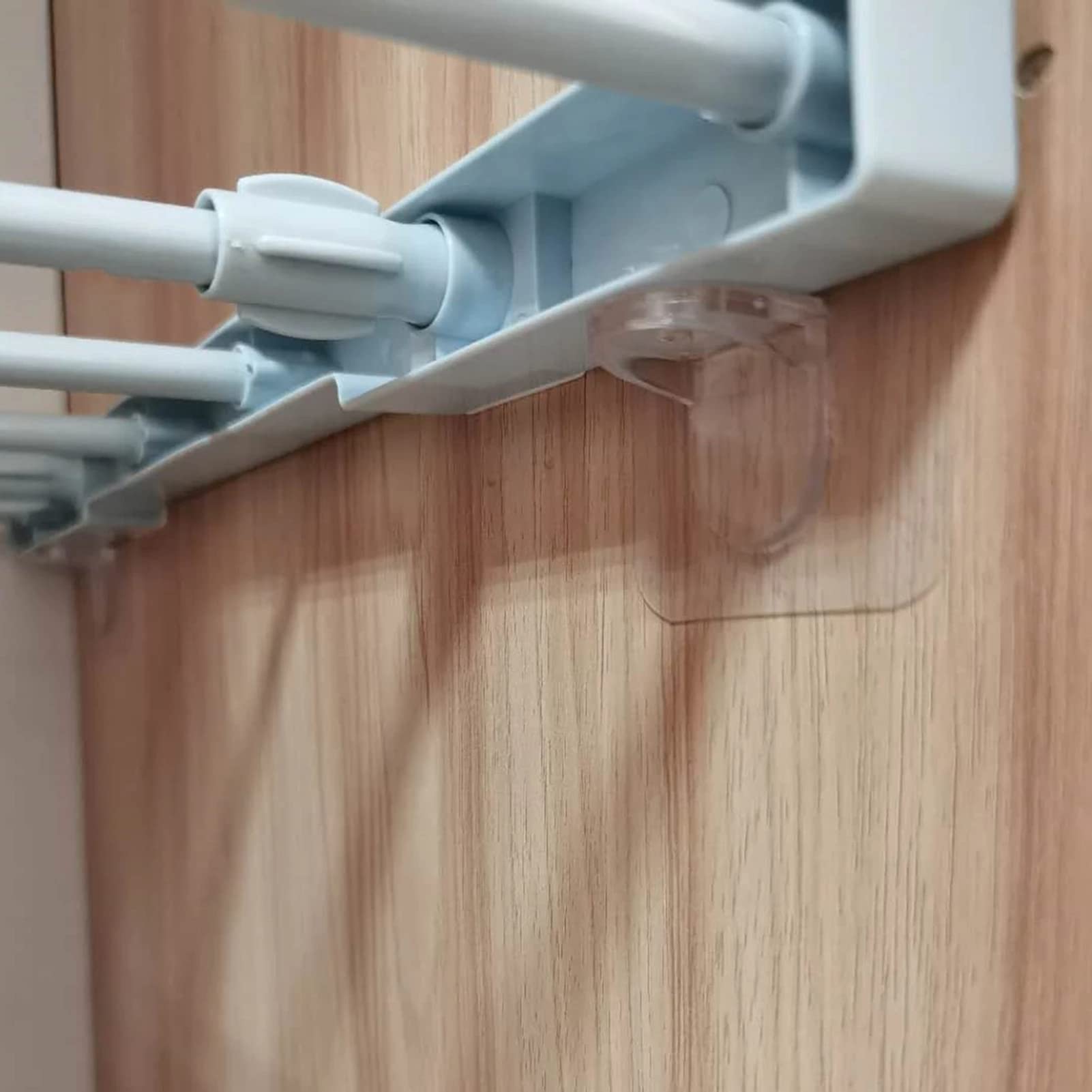 10Pcs Heavy Duty Adhesive Shelf Support Pegs - Plastic Closet Cabinet Organizer Clips, Wall Hanger for Kitchen & Bathroom Storage - Perfect for Pantry, Wardrobe, and Garage Organization