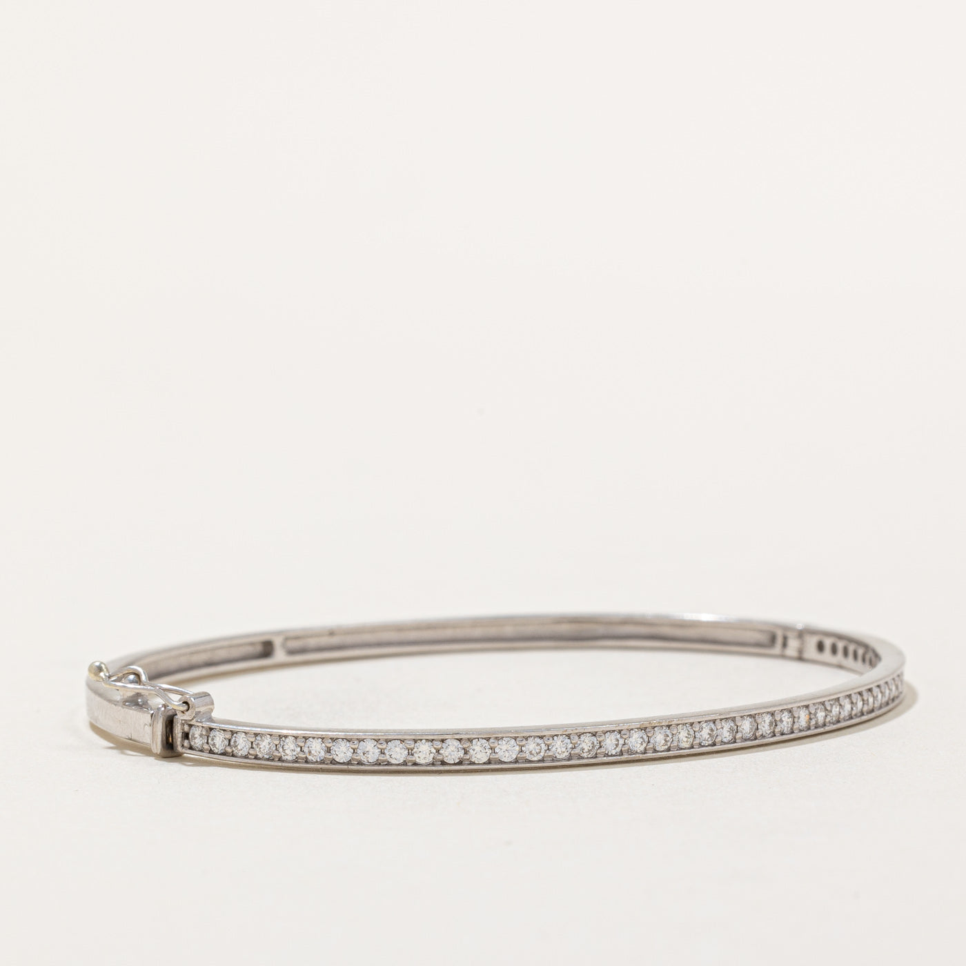 0.75ctw Diamond Bangle Bracelet for Women | 7-Inch Luxury Tennis Bracelet | Perfect for Weddings, Anniversaries & Special Occasions