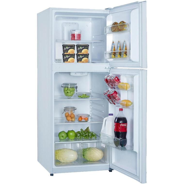 Avanti 24 Inch 10.0 Cu Ft Top Freezer Refrigerator FF10B0W - Compact Apartment Fridge for Small Kitchens, Dorms & Offices