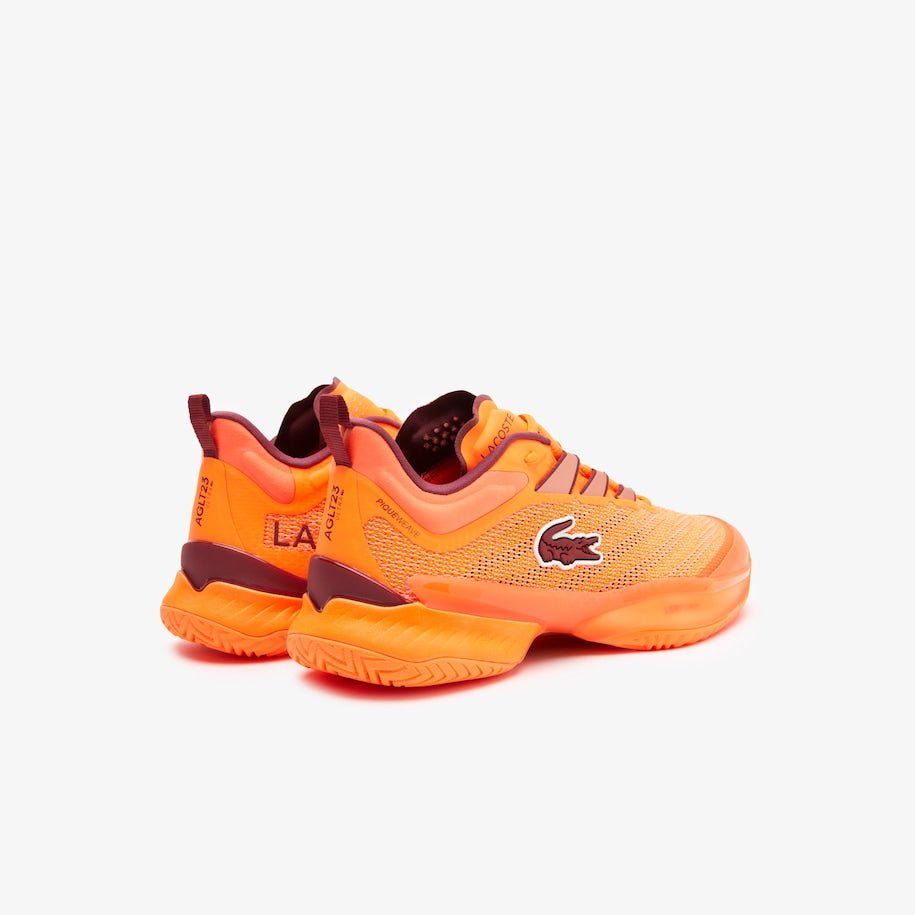 Lacoste AG LT23 Ultra Women's Tennis Shoes - Lightweight Comfort Orange Sneakers for Casual Wear & Court Performance | Perfect for Tennis, Gym & Everyday Fashion