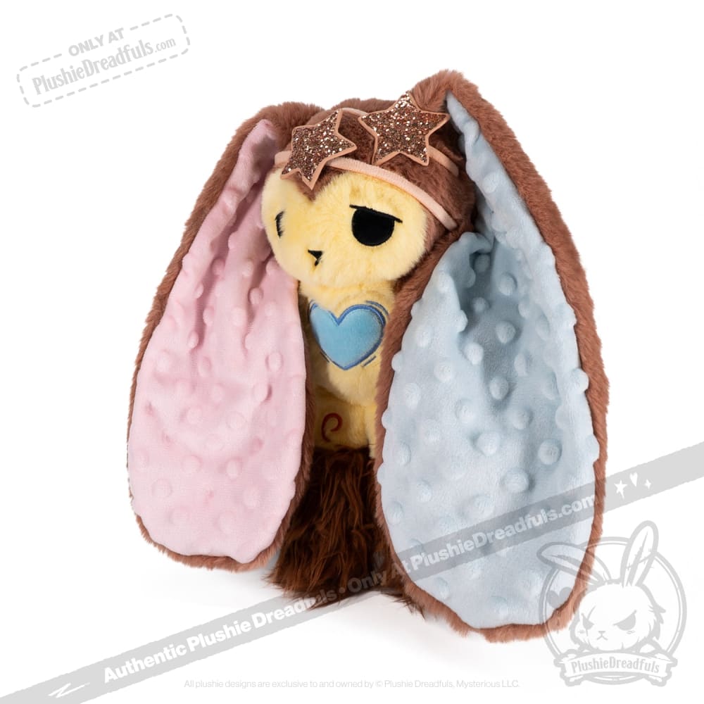 Plushie Dreadfuls POTS V2 Rabbit Stuffed Animal - Soft Cuddly Plush Toy for Kids, Anxiety Relief & Comfort, Perfect Gift for Collectors & Stress Relief