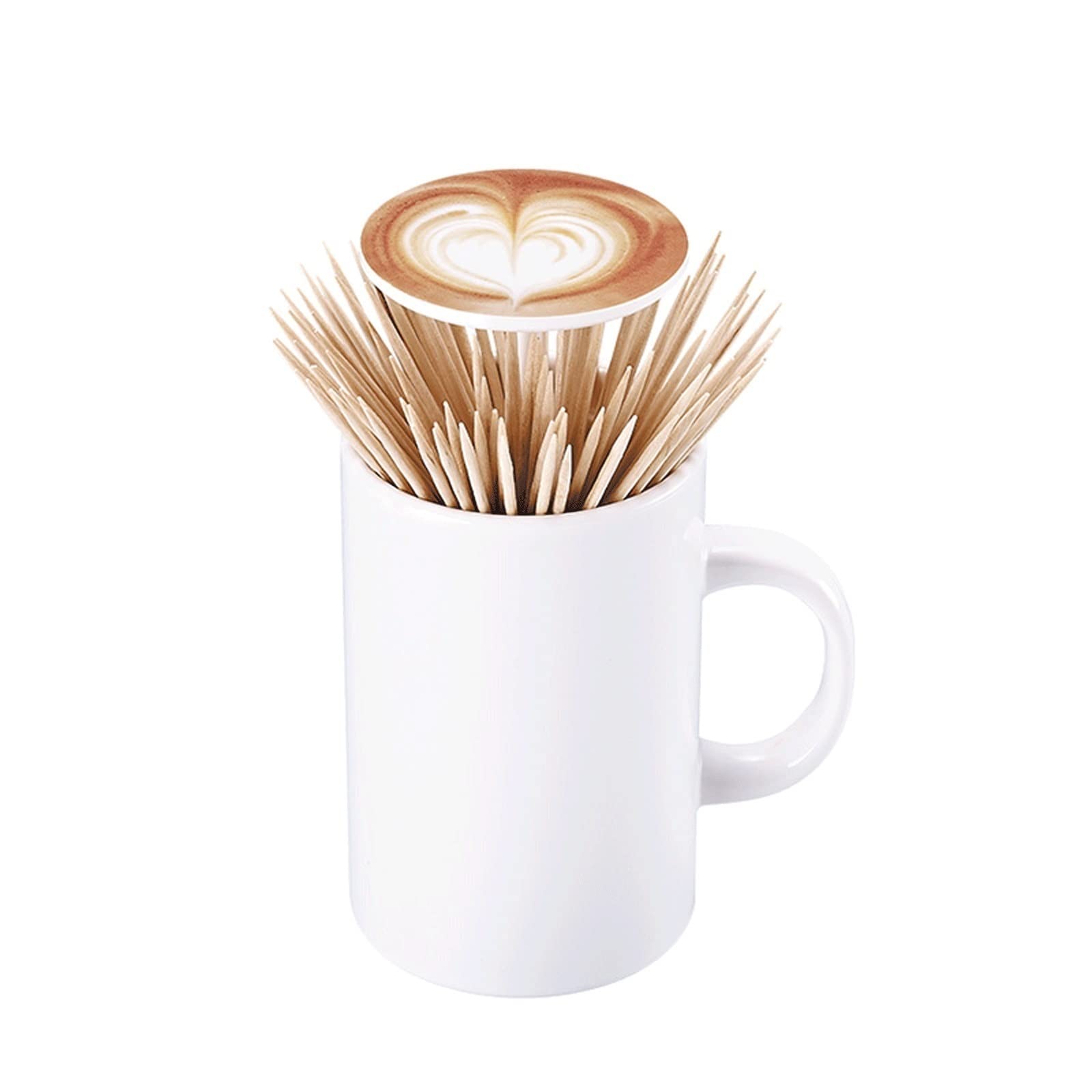 Automatic Pop-Up Toothpick Dispenser Holder - Decorative Kitchen Storage Organizer Box for Coffee Cups & Countertops - Perfect for Restaurants, Home Kitchens & Office Break Rooms (Color: A)