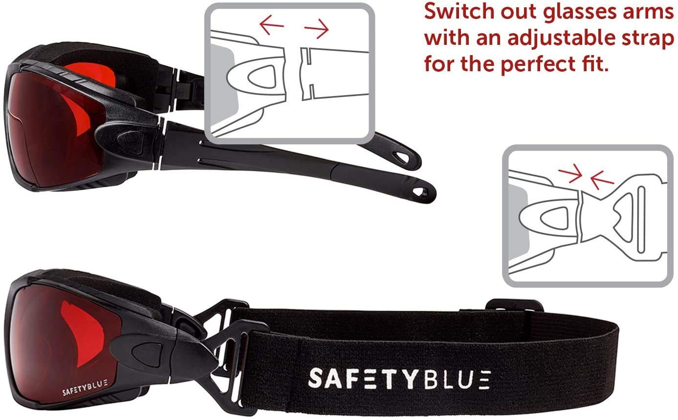 Blue Light Blocking Glasses for Better Sleep - Sleep Savior Deluxe Night Lenses for Bedtime & Screen Use