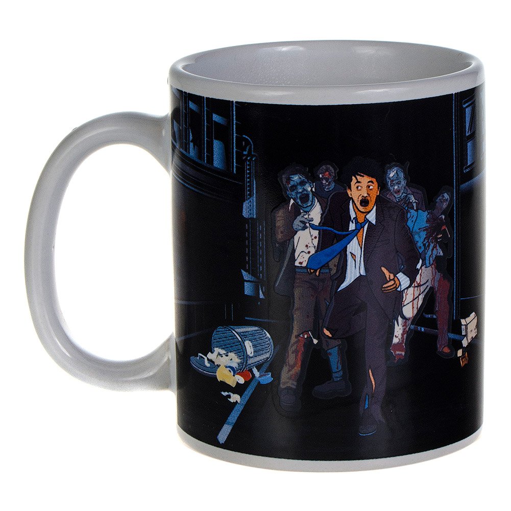 Heat Changing Zombie Apocalypse Mug - Reveals Spooky Design When Hot - Perfect for Coffee, Tea & Halloween Gifts