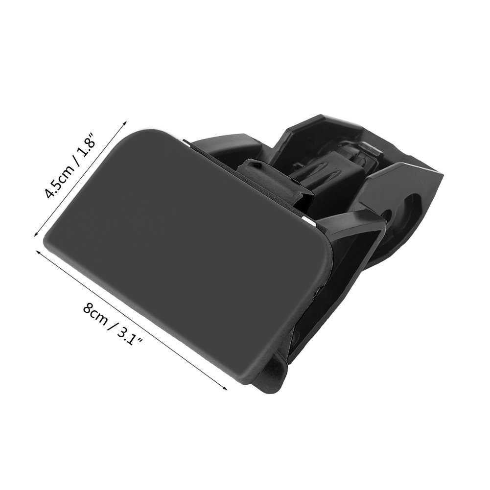 Black Car Glove Box Lock Lid Handle - No Hole Replacement for Secure Storage | Perfect for Organizing Car Accessories & Protecting Valuables
