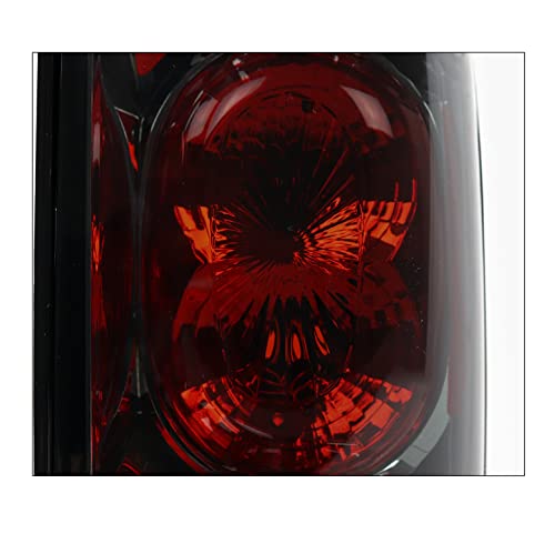 Smoked Tail Brake Lights Rear Lamps for 2001-2004 Toyota Tacoma Pickup Truck - Durable Replacement LED Lights for Night Driving & Enhanced Safety