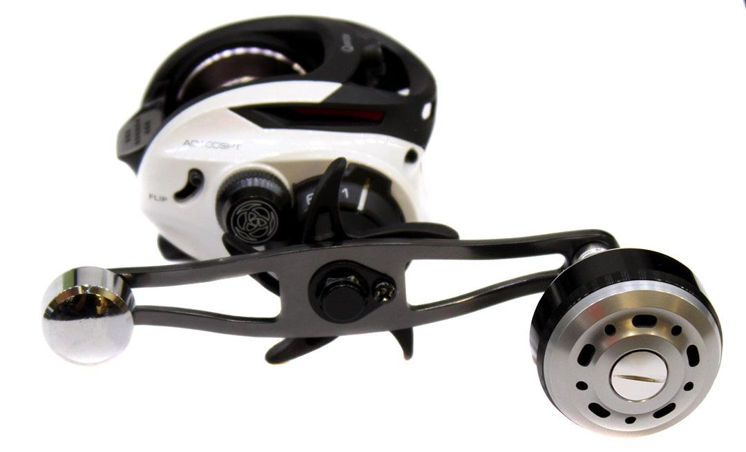 Jigging World Power Handles for Quantum Baitcasting Reels - Upgrade Your Fishing Gear for Saltwater & Freshwater Angling