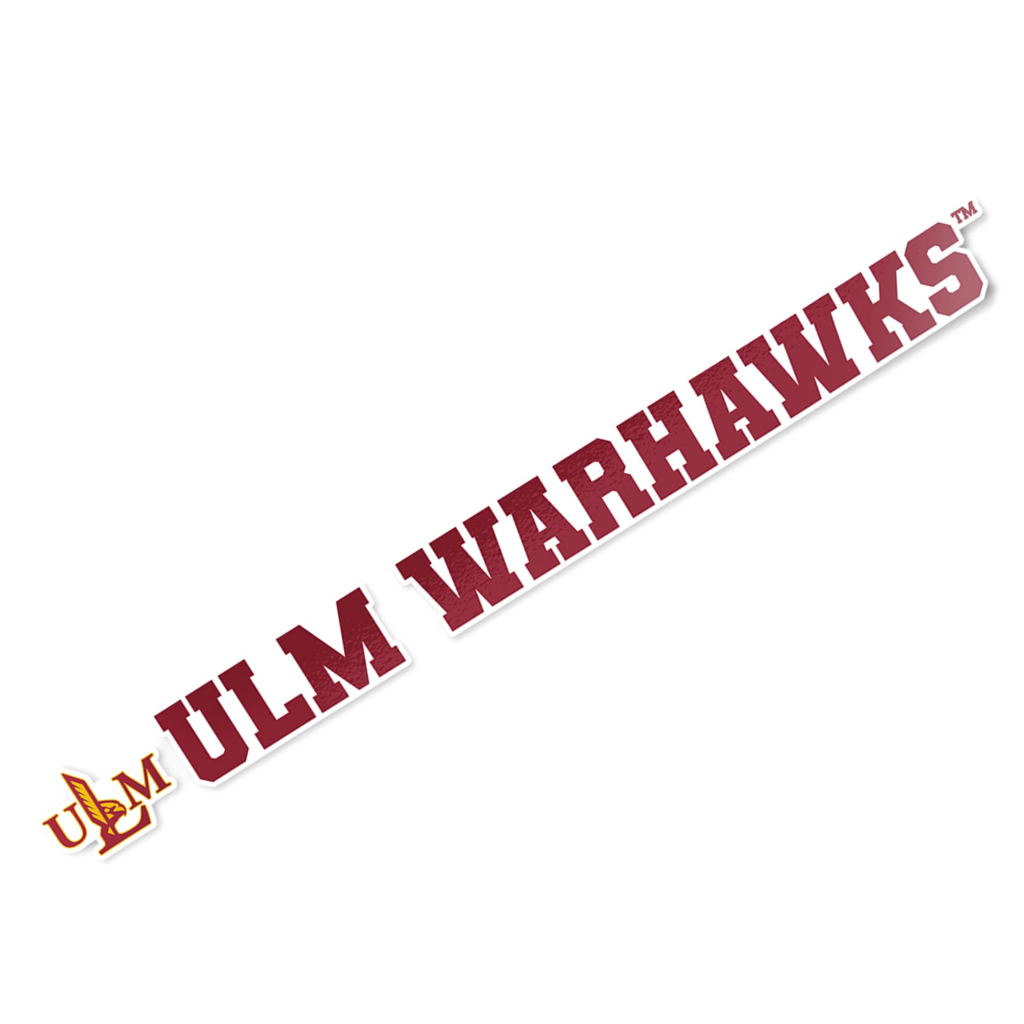 ULM Warhawks Vinyl Decal Sticker - 15 Inch University of Louisiana Monroe Logo for Laptop, Water Bottle, Car & Scrapbook - Desert Cactus Design | Perfect for College Fans, School Spirit & Game Day Decor