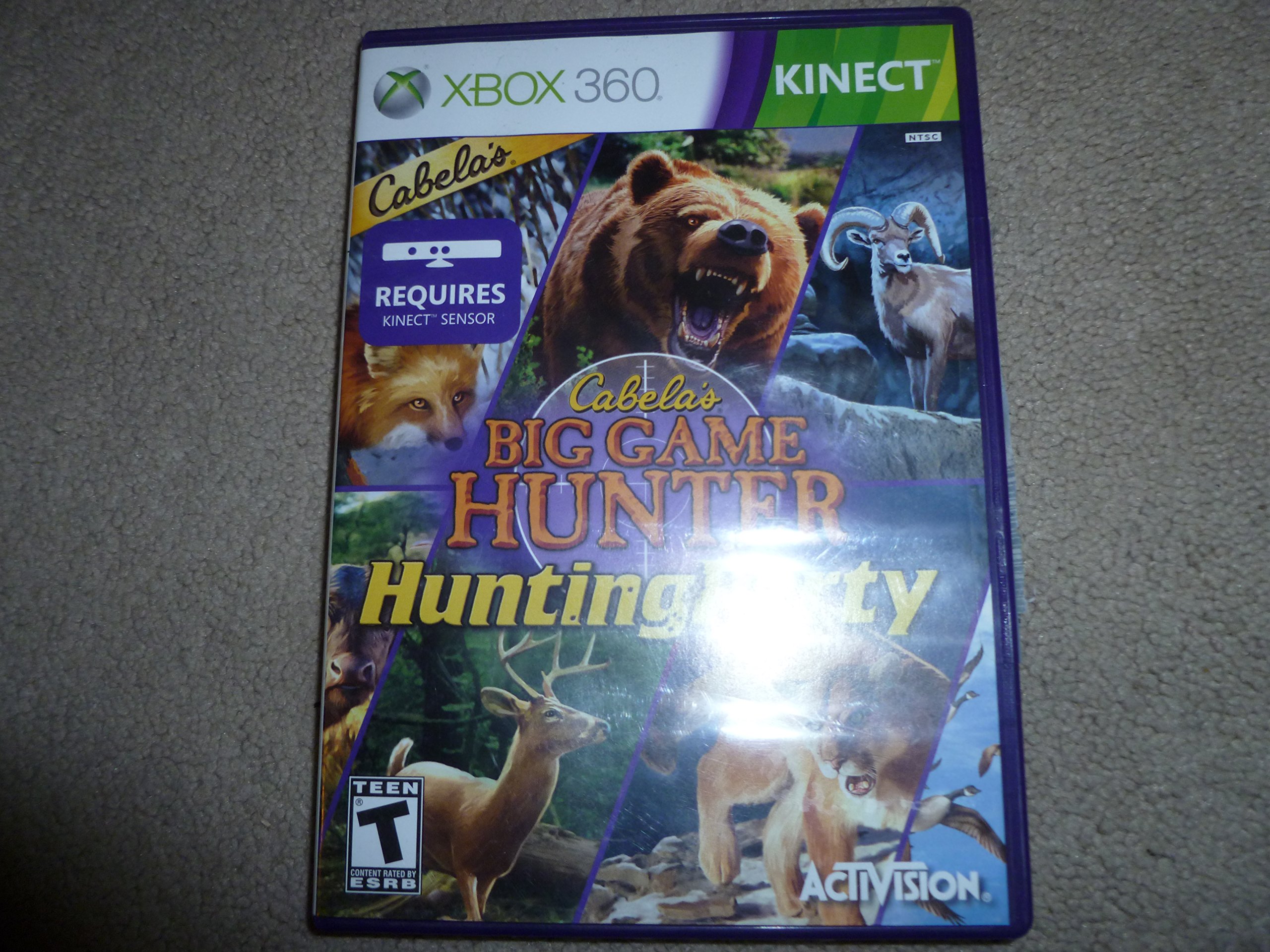 Cabela's Big Game Hunter: Hunting Party XBOX 360 Kinect Video Game - Hunting Simulation for Family & Friends | Perfect for Game Nights & Outdoor Adventure Enthusiasts