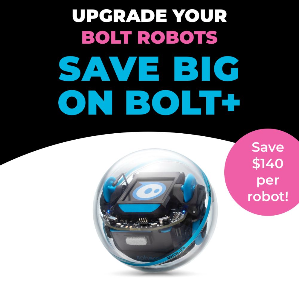 Upgrade Sphero BOLT to BOLT+ Robot Kit - STEM Coding Robot for Kids & Teens - Perfect for Classroom Learning & Home STEM Projects