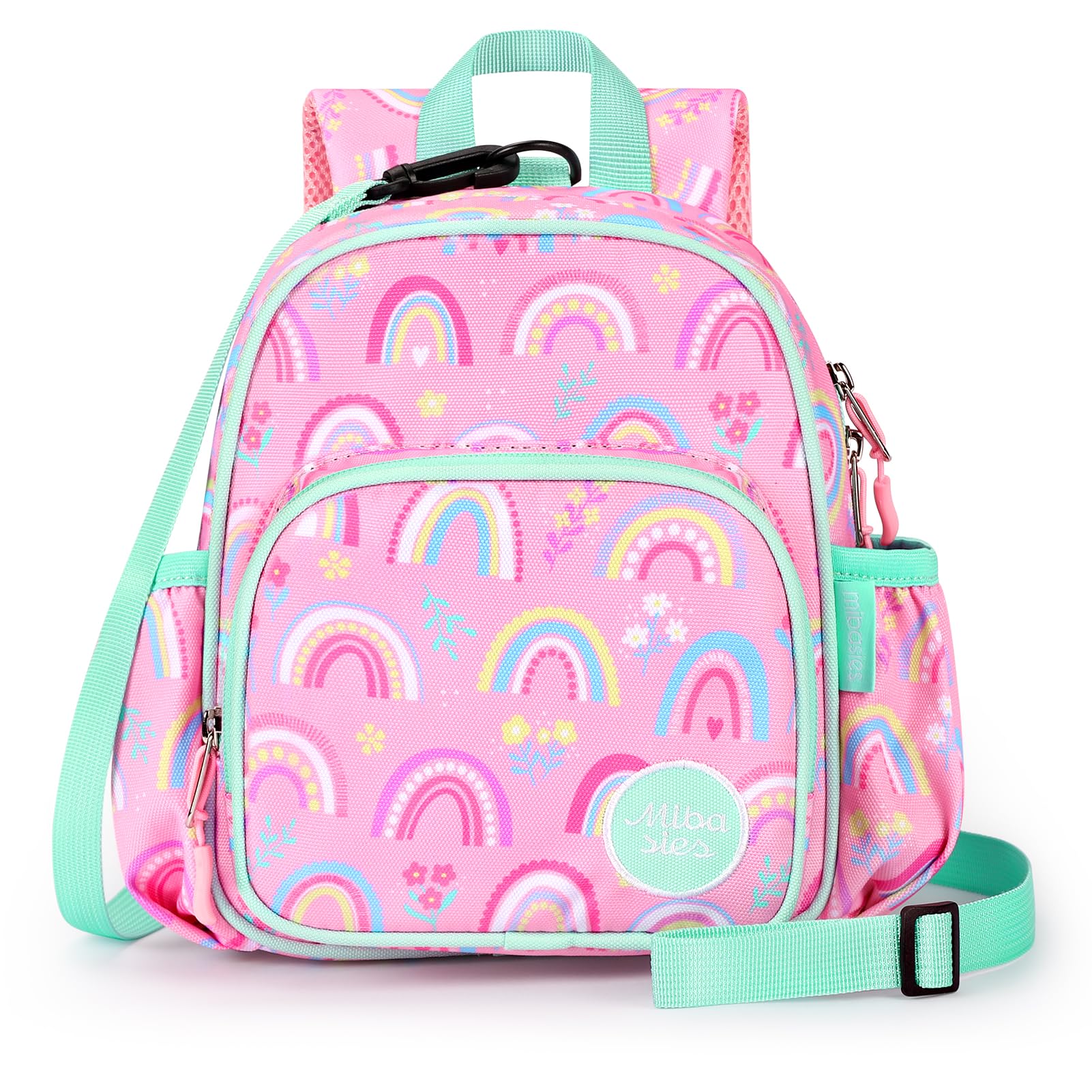 Toddler Backpack Leash 1-3 Years | Anti-Lost Harness for Girls - Rainbow | Park & Travel Safety
