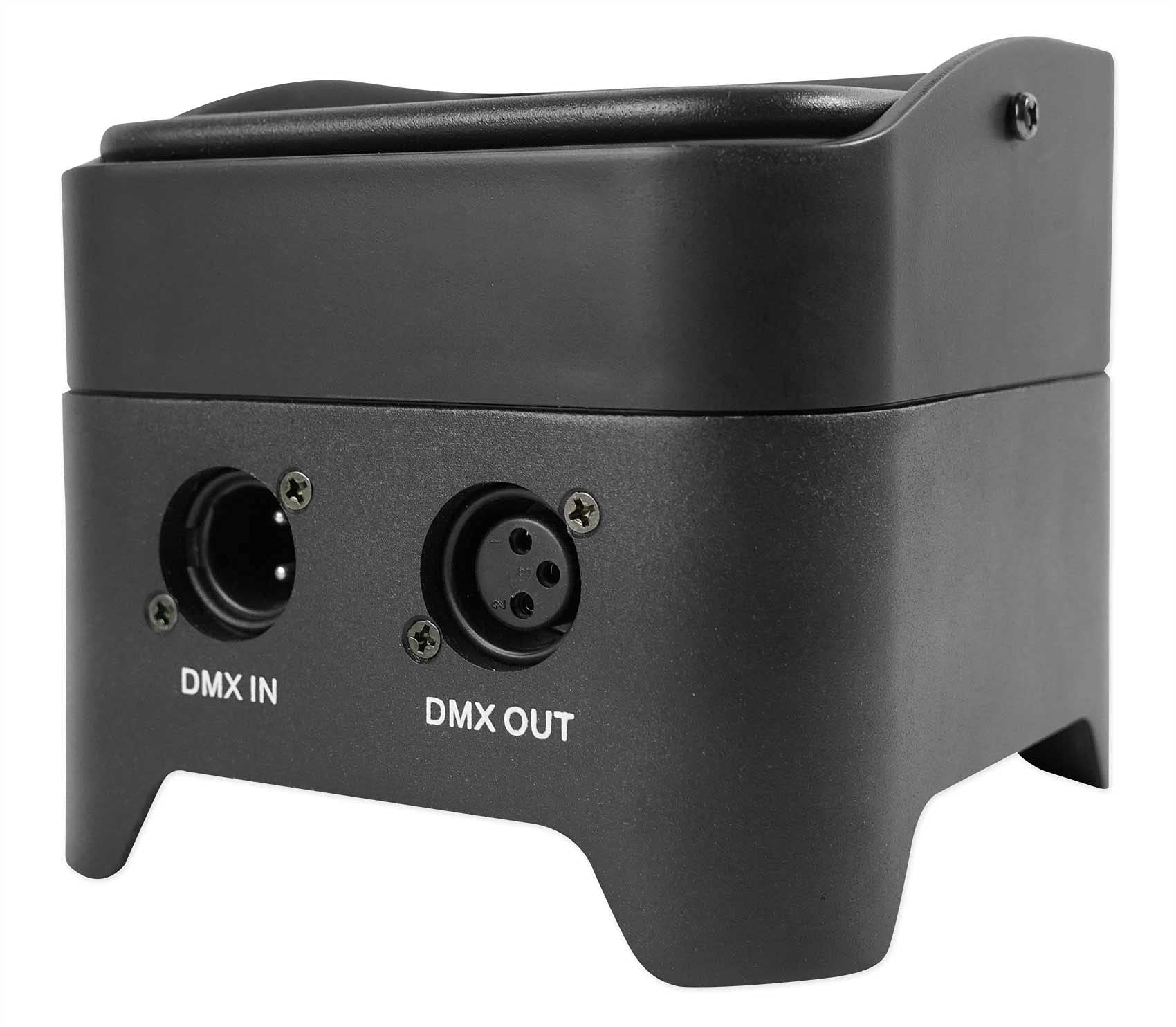 Rockville PAR 50 Rechargeable LED Wash Lights - Wireless DMX, RGBWA+UV, Includes Carrying Bag - Perfect for Stage Lighting, DJ Shows, and Live Events