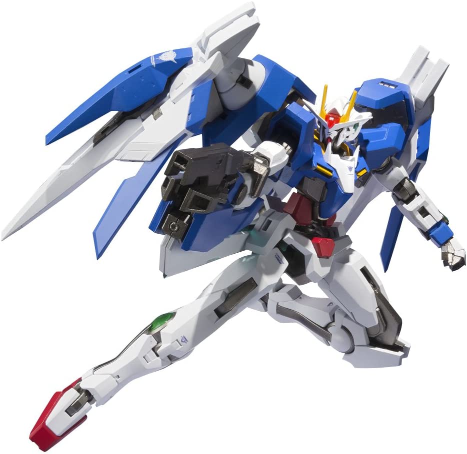 Bandai Metal Robot Spirits Damashii Gundam 00 Raiser + GN Sword III Action Figure - Premium Collectible Model Kit for Anime Fans & Gundam Enthusiasts - Perfect for Display, Photography & Anime Collections