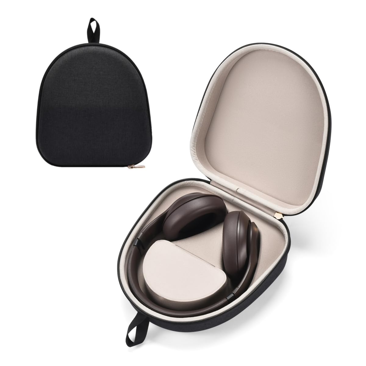 Premium Hard Shell Travel Case for Beats Studio Pro/Solo3/Studio3/Solo2/Solo Pro Headphones - Durable Protective Carrying Bag for Bluetooth Over-Ear Headphones - Perfect for Travel, Commuting & Gym Storage