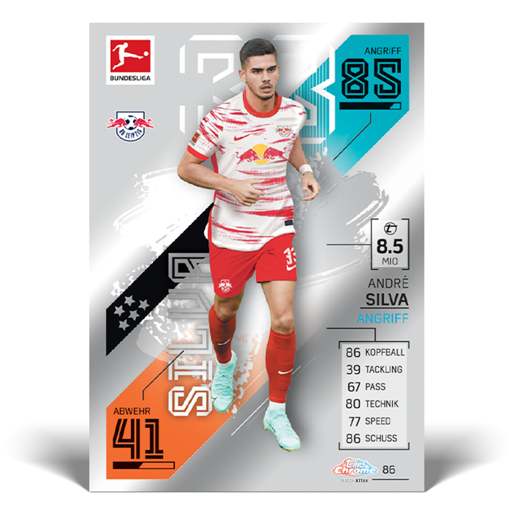 Topps Bundesliga Match Attax Chrome 2021/22 Soccer Trading Cards - Single Pack for Collectors & Fans | Perfect for Trading, Gifts & Display