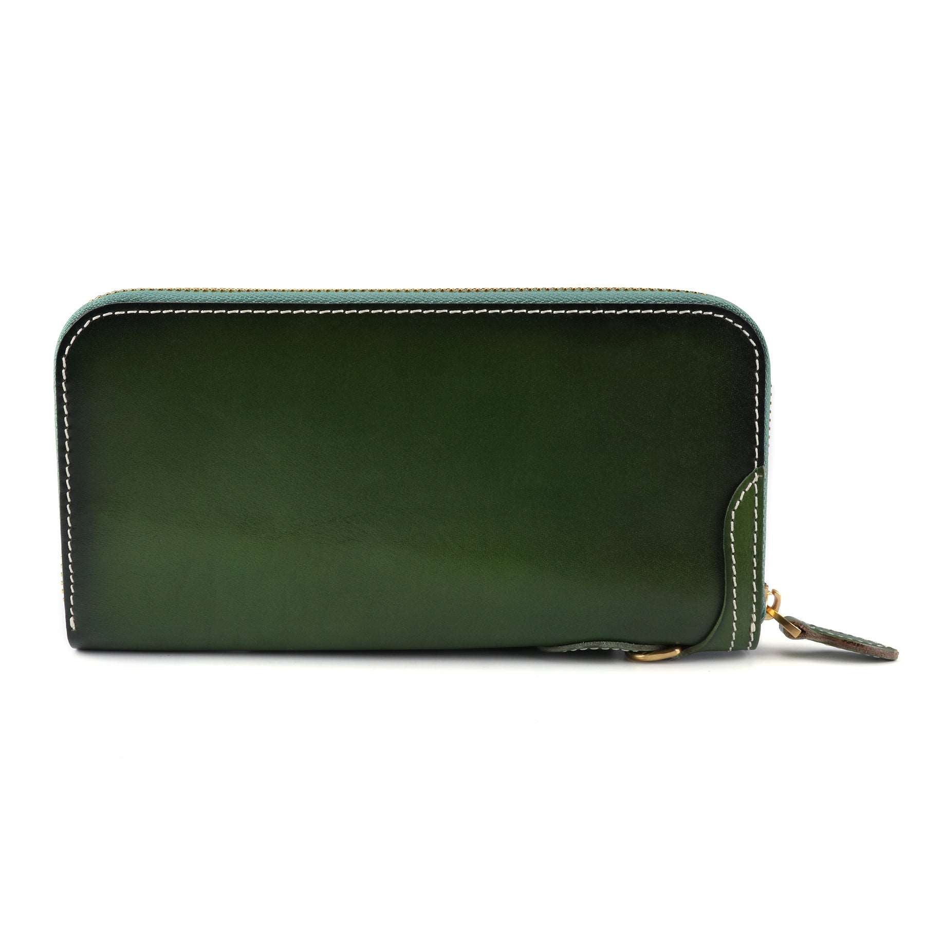 Vintage Leather Zip Wallet for Women - Stylish Retro Design with Multiple Card Slots & RFID Protection - Perfect for Everyday Use, Travel & Gift Giving