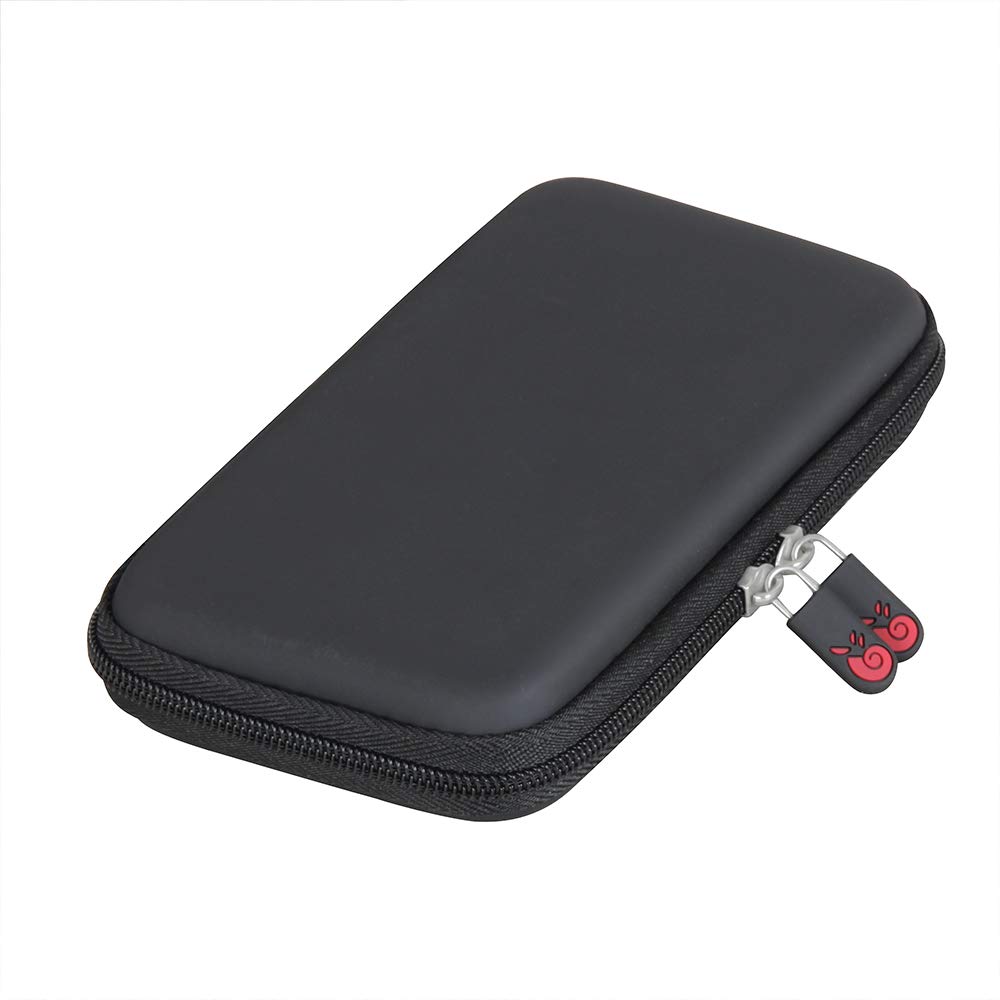 Hermitshell Hard EVA Travel Case for Samsung 2-in-1 Fast Wireless Charger & 10000mAh Power Bank - Durable Protective Cover for Wireless Charging Station & Portable Battery Pack - Perfect for Travel, Office, and Home Use (Black PU Leather)