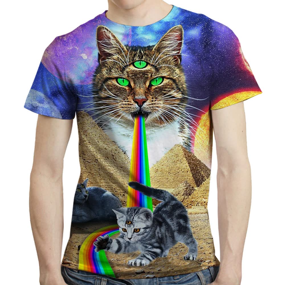 3D Printed Graphic T-Shirt for Men - Cool & Stylish Casual Tee in Sizes S-3XL | Perfect for Streetwear, Gaming & Everyday Outfits