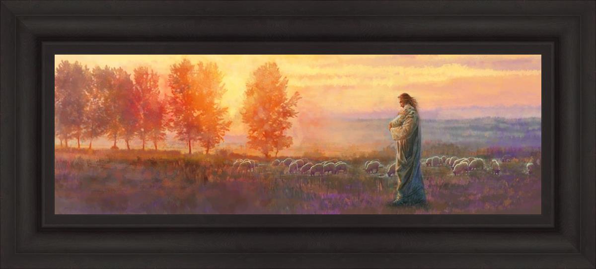 Eventide By Yongsung Kim - Premium Christian Wall Art for Home & Church Decor | Inspirational Bible Verse Canvas Painting | Perfect for Living Room, Bedroom & Worship Spaces