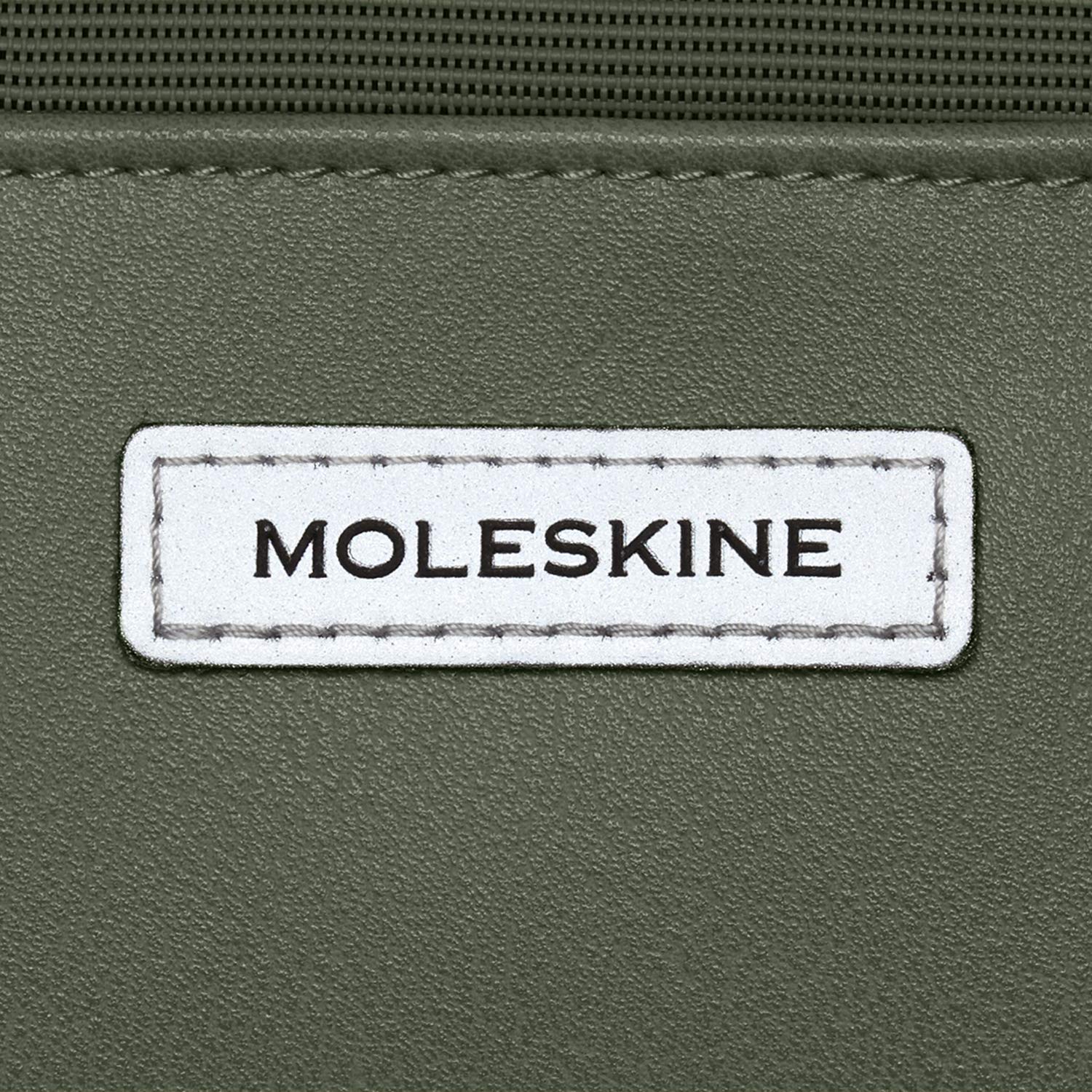 Premium Moleskine Backpack for 15-Inch Laptop - Stylish Business Backpack for Men & Women - Durable Metro Commuter Backpack in Moss Green - Perfect for Work, Travel & College