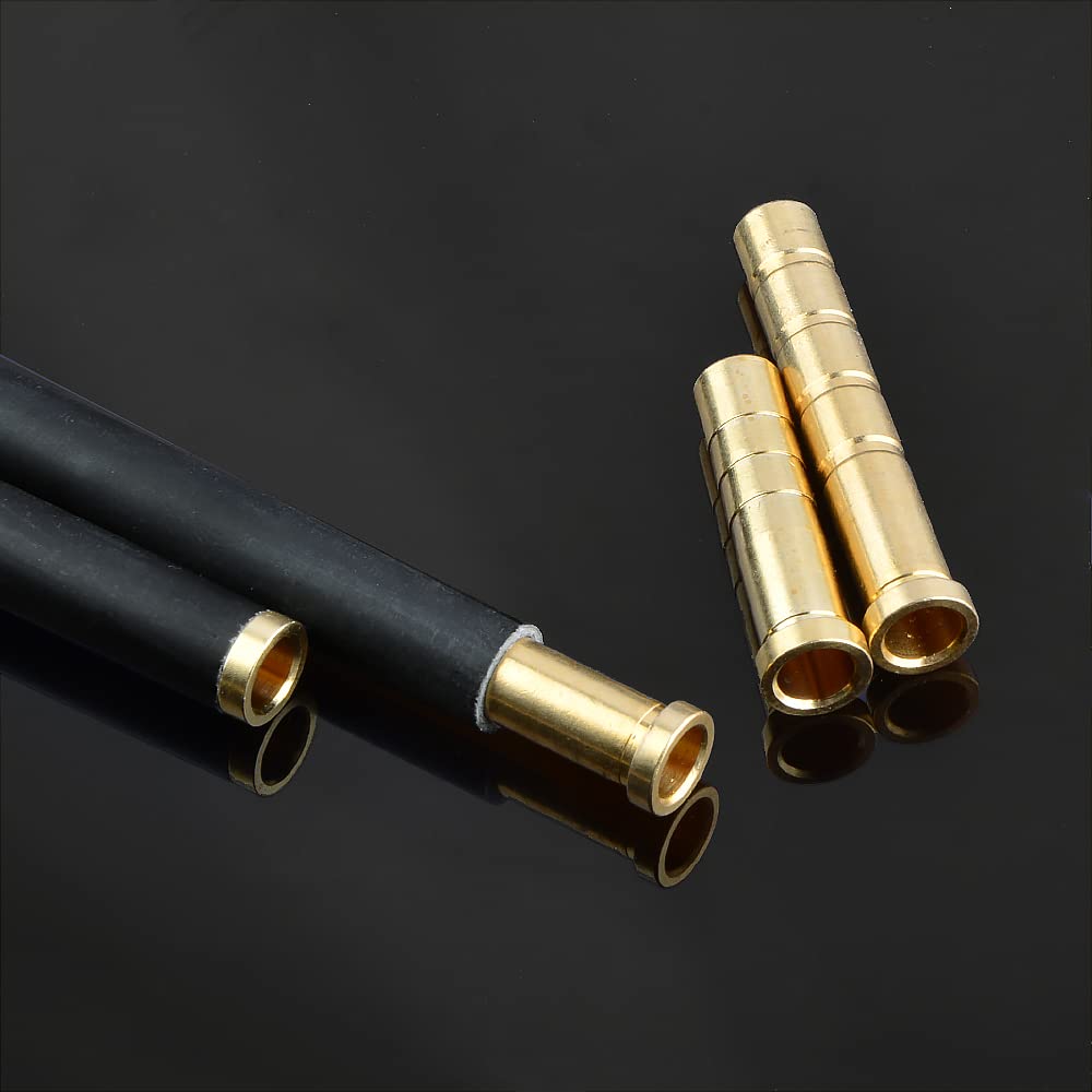12pcs Archery Arrow Copper Insert Screw - Brass Arrowheads Connector for 6.2mm Arrow Shaft | Hunting & Target Practice Accessories