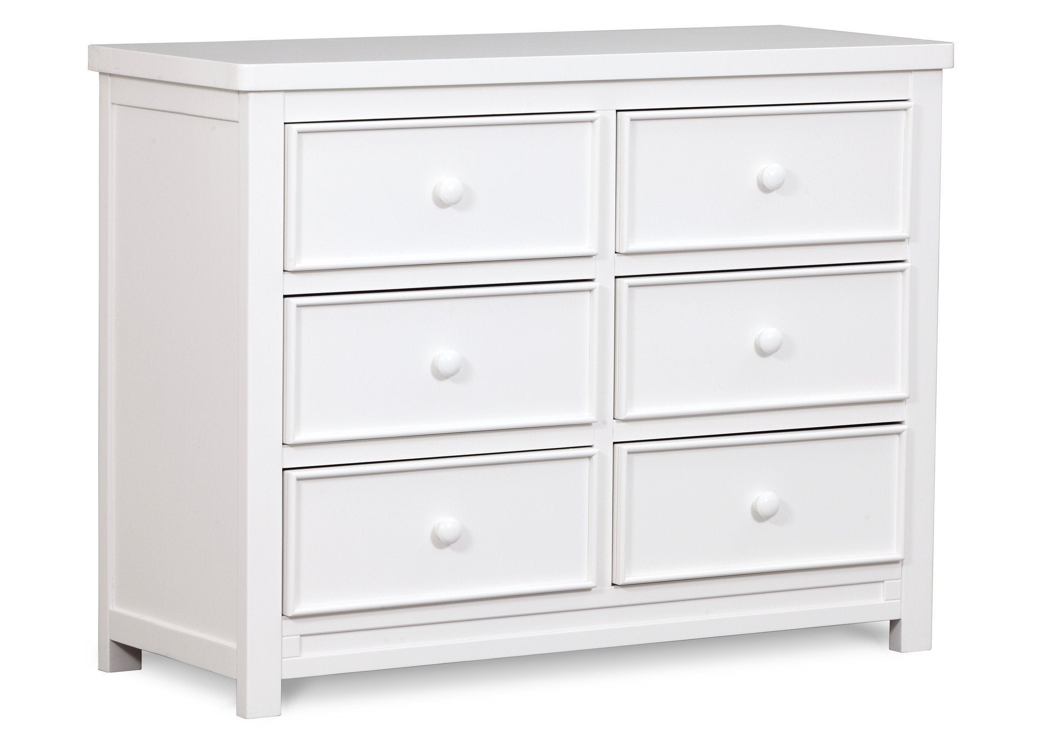 Bennington Sleigh 6 Drawer Dresser - Solid Wood Bedroom Chest of Drawers for Storage | Perfect for Master Bedroom, Guest Room & Nursery Organization