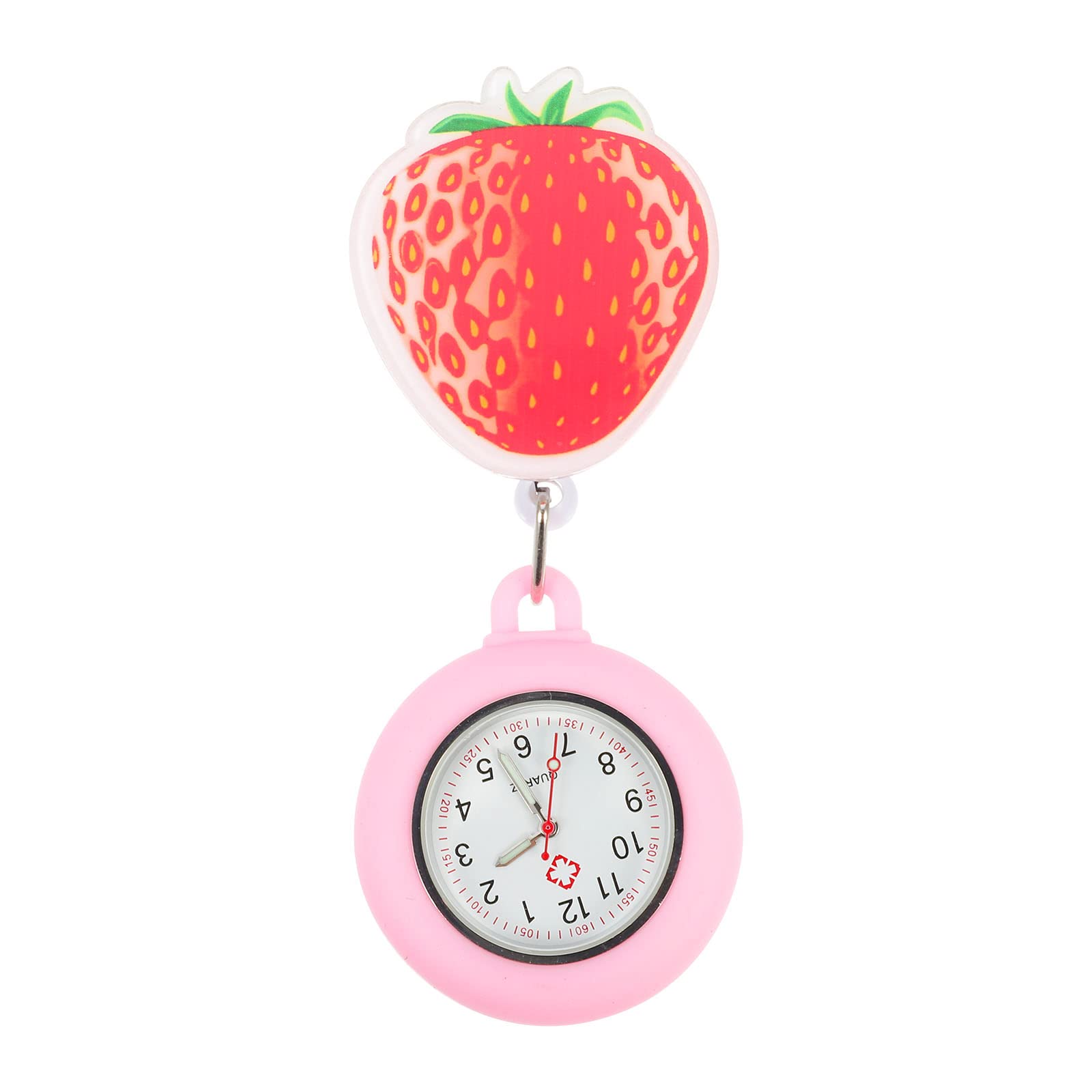 Kids Digital Watch - Cartoon Luminous Pocket Watch for Girls, Student Nurse Badge Holder - Perfect for School, Nursing Practice & Everyday Use