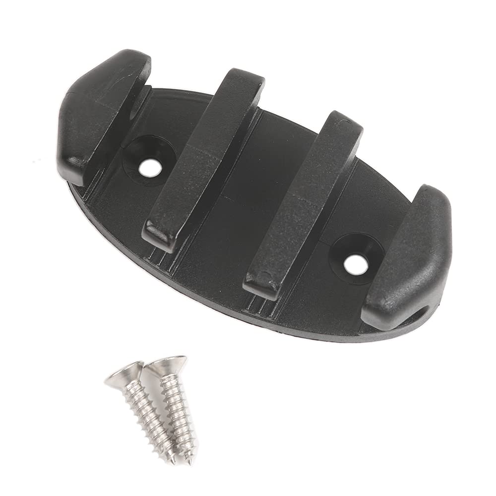 Thorn Kayak Anchor Cleat - Heavy Duty Line Cleat for Kayak Track & Rail Mount - Black Kayak Fishing Accessories - Perfect for Secure Anchoring & Rope Management While Fishing