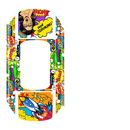 OneWheel Pint Graphics - Comic Design Rail Decals & Grip Tape Set | Earth Surf Designs by Senge Graphics Inc | Perfect for Onewheel Pint Customization & Personalization