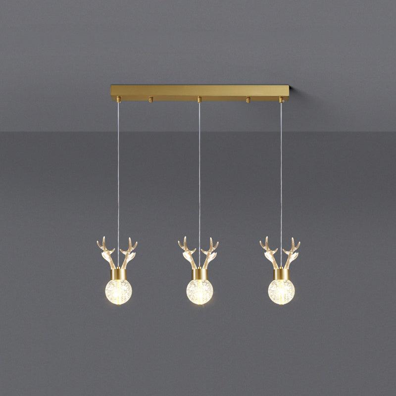 Little Deer Pendant Lamp - Modern Nursery Decor, Kids Room Lighting, Animal-Themed Ceiling Light for Bedroom & Playroom
