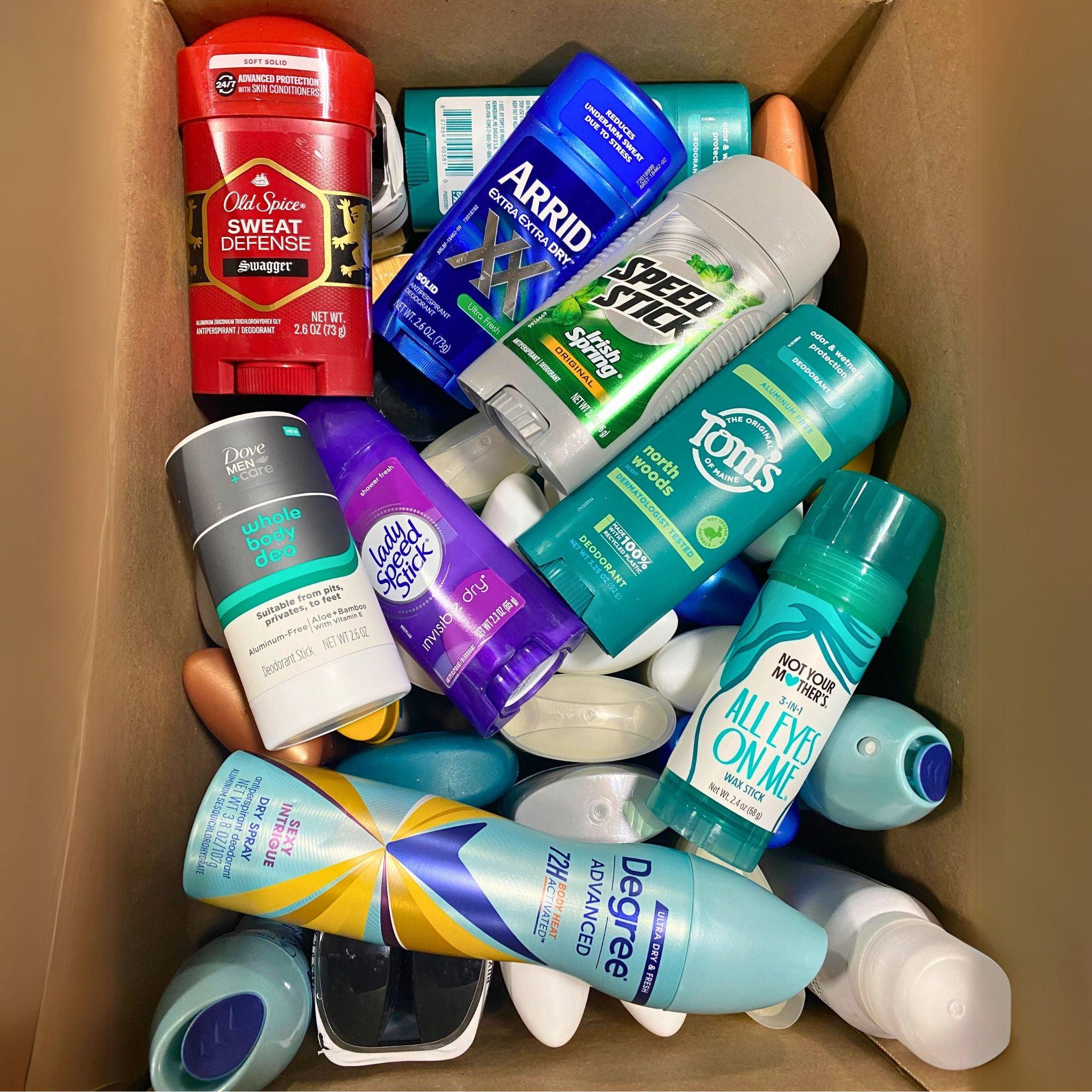 50 Pcs Assorted Deodorant Variety Pack for Women & Men - Different Sizes & Scents | Travel, Gym, Office & Daily Use