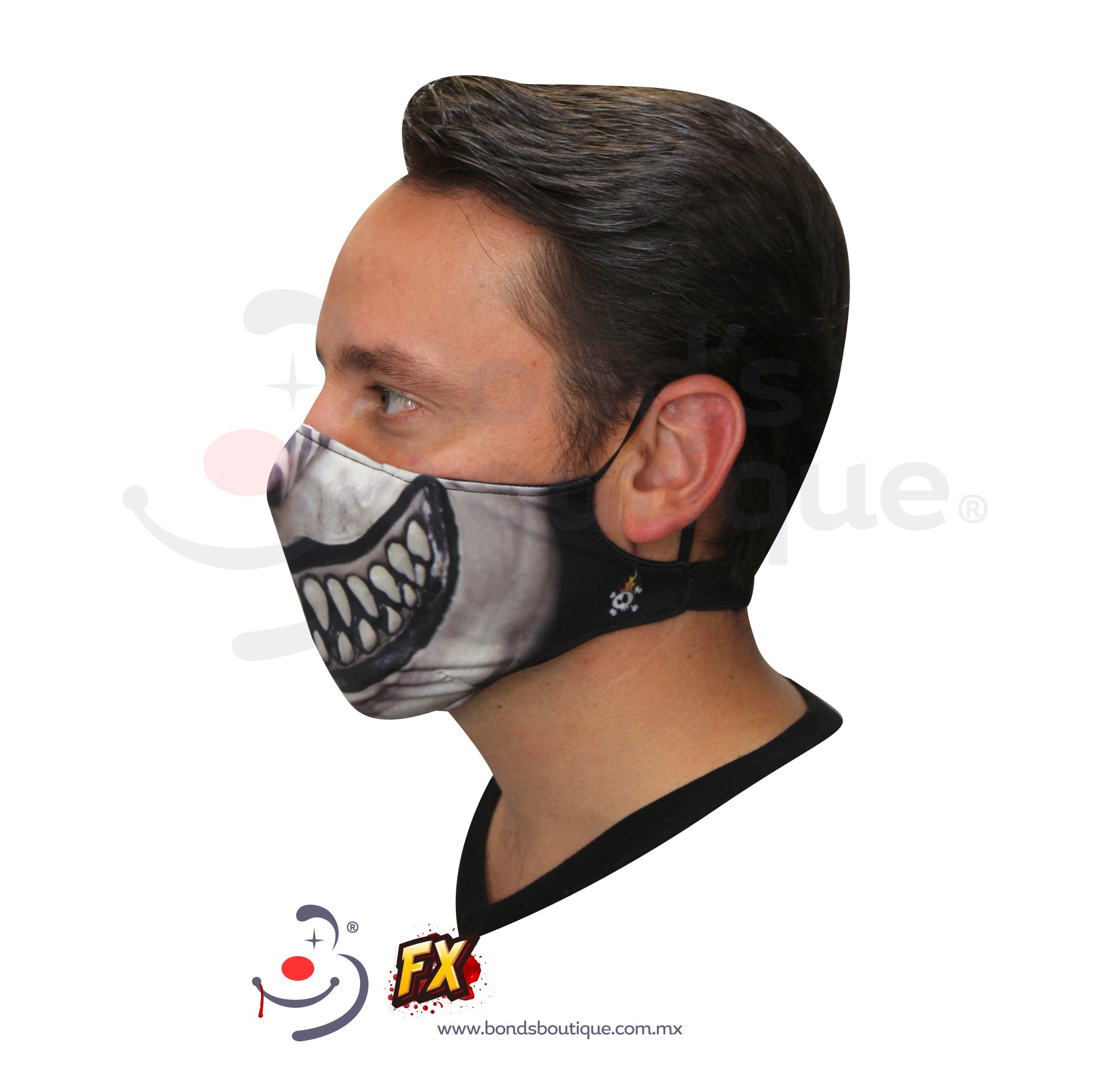 Halloween Face Masks - Spooky & Fun Printed Masks for Adults & Kids - Perfect for Halloween Parties, Trick or Treating, and Costume Accessories