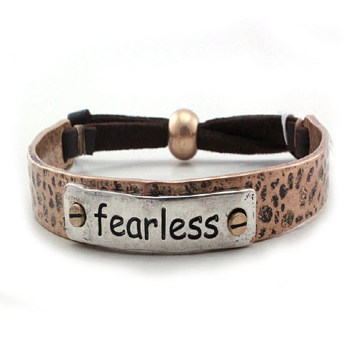 Fearless Cuff Bracelet for Women - Elegant Adjustable Bangle with Unique Design - Perfect for Parties, Weddings & Everyday Wear | GBSB