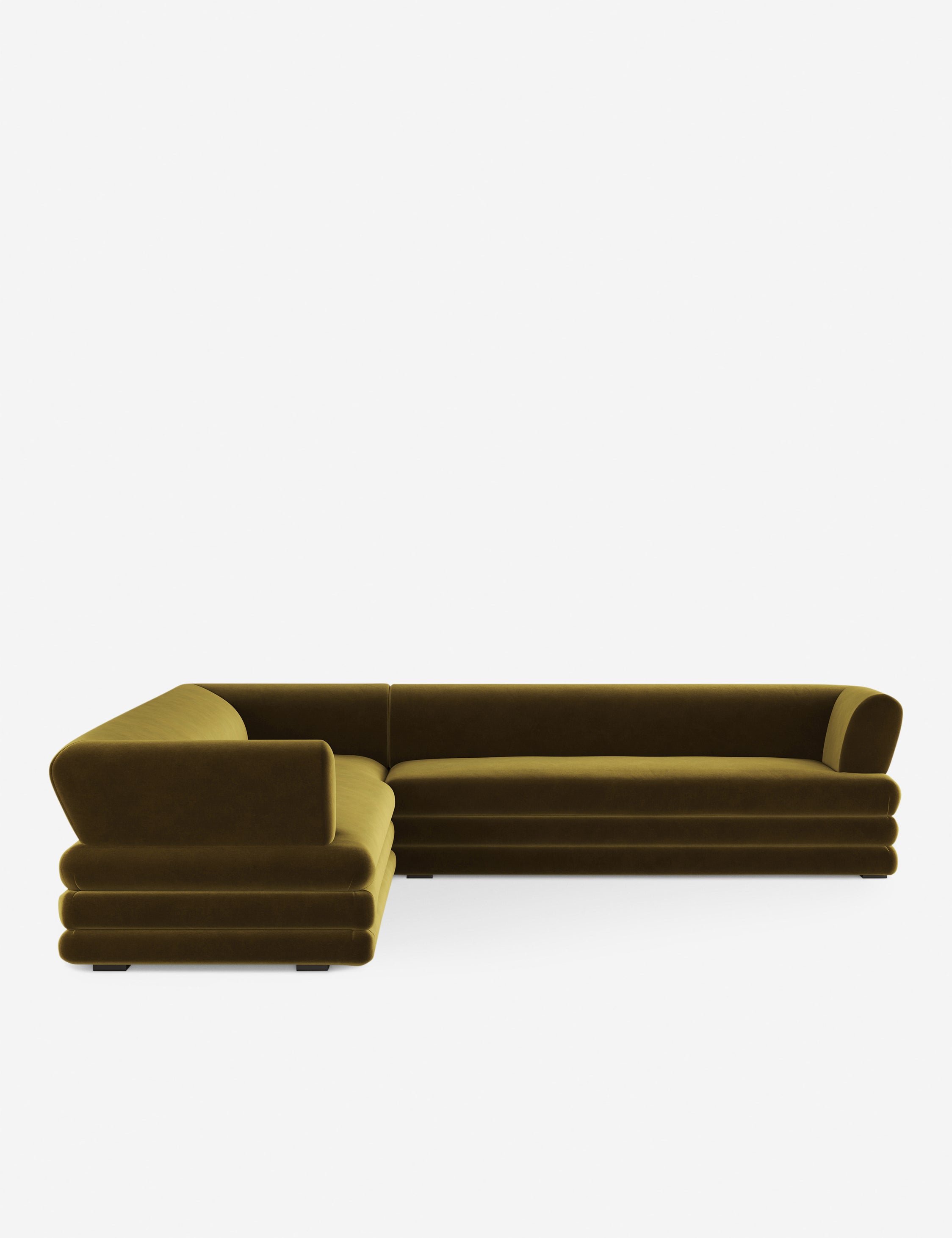 Babs Corner Sectional Sofa by Sarah Sherman Samuel - Modern L-Shaped Couch for Living Room, Lounge & Family Room - Comfortable Fabric Upholstery with Reversible Chaise