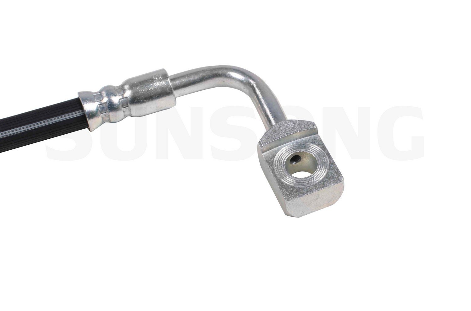 Sunsong 2204421 Brake Hydraulic Hose - High Performance Replacement for Trucks & SUVs - Durable DOT Approved Brake Line for Safe Stopping Power - Ideal for Off-Roading, Towing & Heavy Duty Use