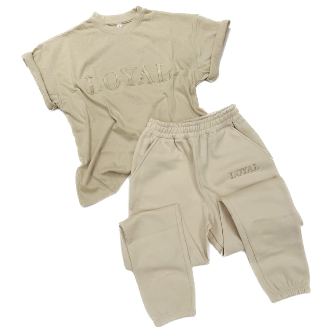 Loyal Joggers Suit in Nude Beige - Comfortable Activewear for Women (Sizes S-L) | Perfect for Running, Yoga & Lounge Wear