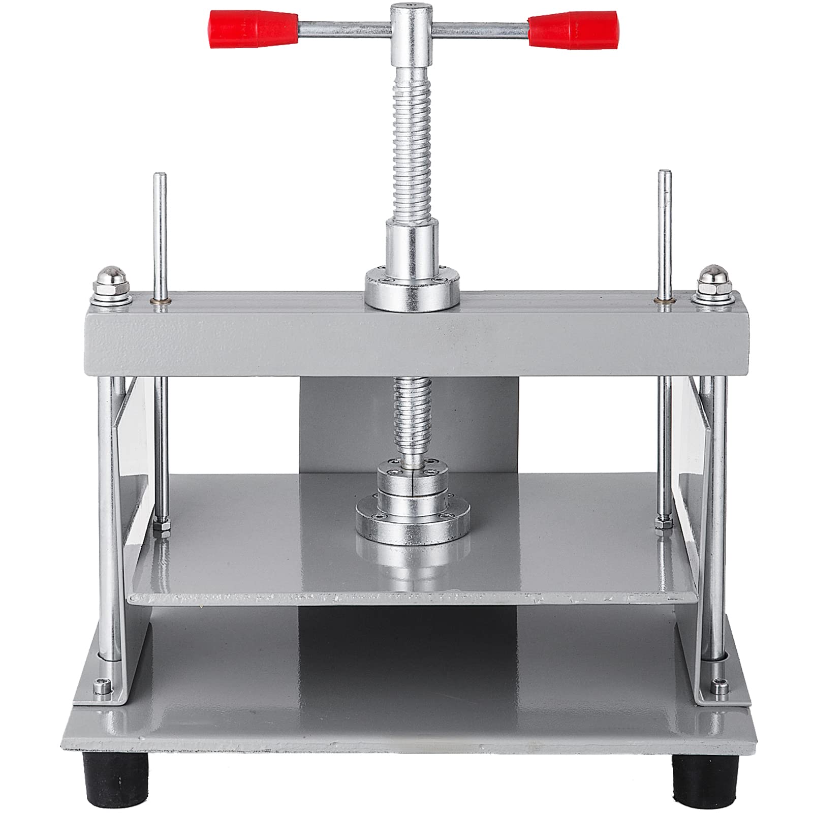 VEVOR Manual Paper Press Machine 12x8.6 Inch - A4 Paper Flattening Press with 10cm Thickness Steel Frame - Hand Operated Bookbinding & Papermaking Press for DIY Crafts, Scrapbooking & Book Restoration