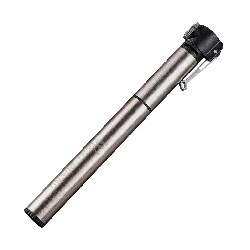 Zerlibeaful Portable Aluminum Bike Pump - High Pressure Mini Bicycle Tire Inflator with Alloy Construction | Perfect for Mountain Biking, Road Cycling & Emergency Tire Repairs