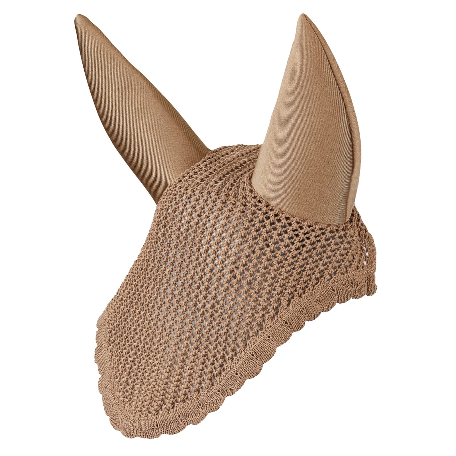 B Vertigo Laurel Crochet Horse Ear Net with Lycra Ear Covers - Breathable Fly Protection for Horses During Riding, Training & Pasture Time