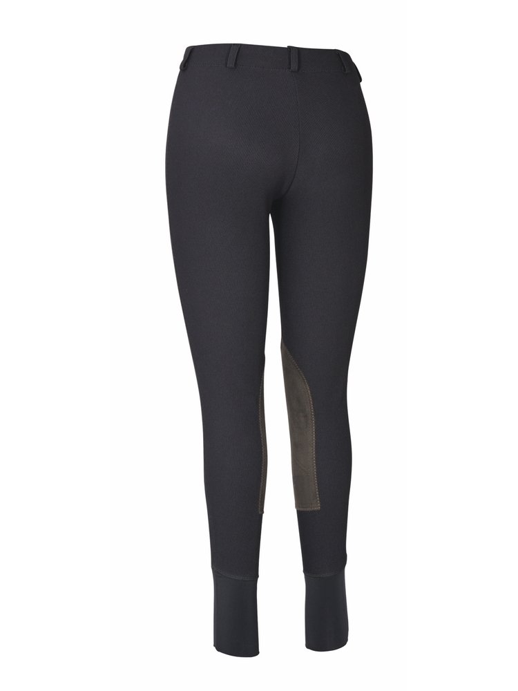 TuffRider Women's Low-Rise Pull-On Breeches for Equestrian Riding