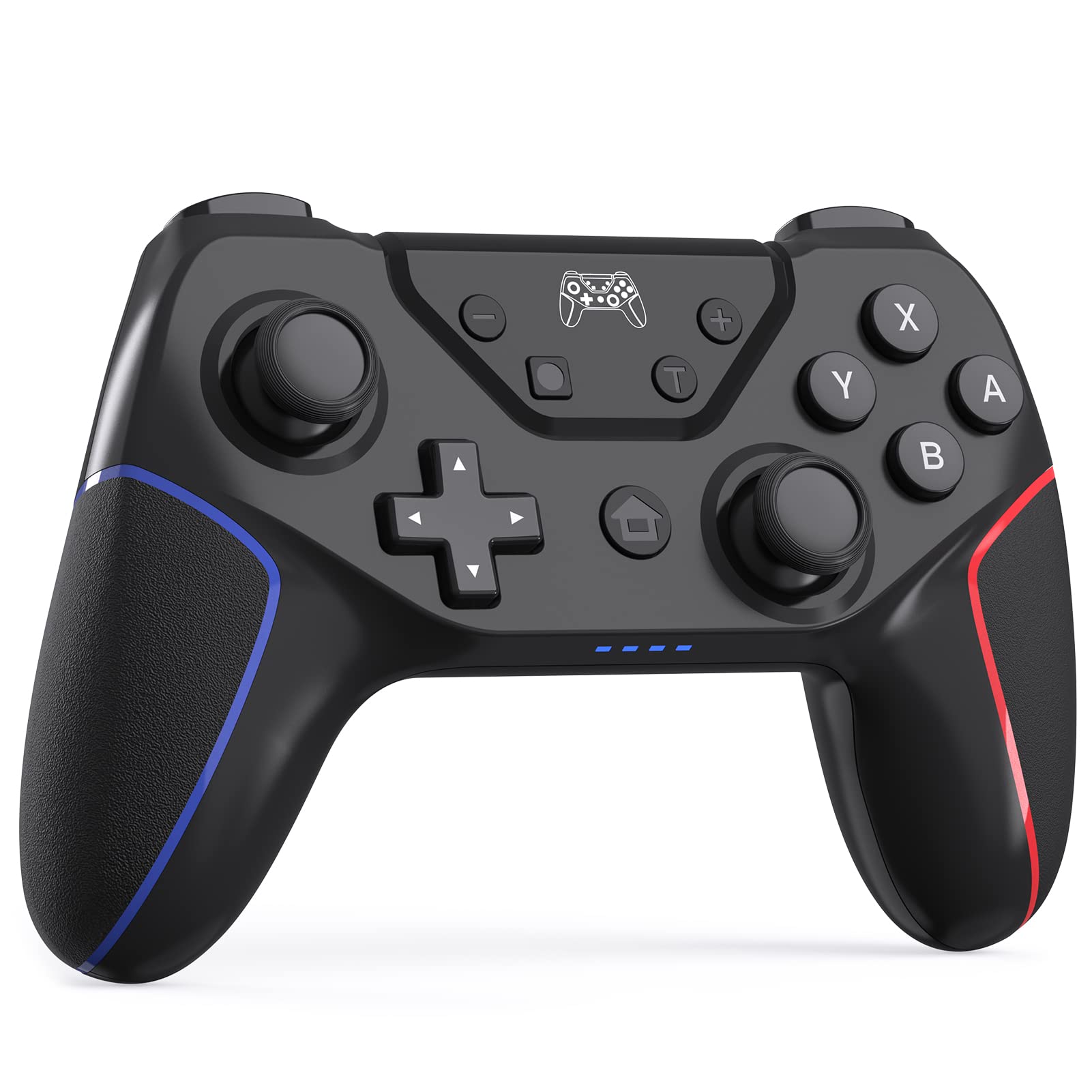 YCCTEAM Wireless Pro Controller for Nintendo Switch/Switch Lite/Switch OLED - Adjustable Turbo, Motion Control, Vibration & Wake-up Function - Ergonomic Gamepad for Gaming at Home or Travel