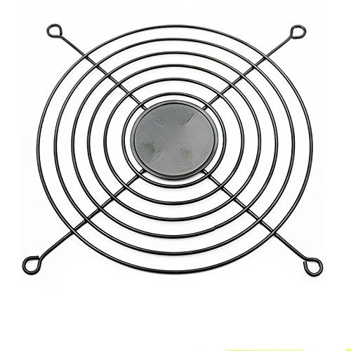 5pcs 140mm Black Wire Fan Grill Guard for Axial Brushless Fan - Durable Protection for PC Cooling, Electronics & DIY Projects