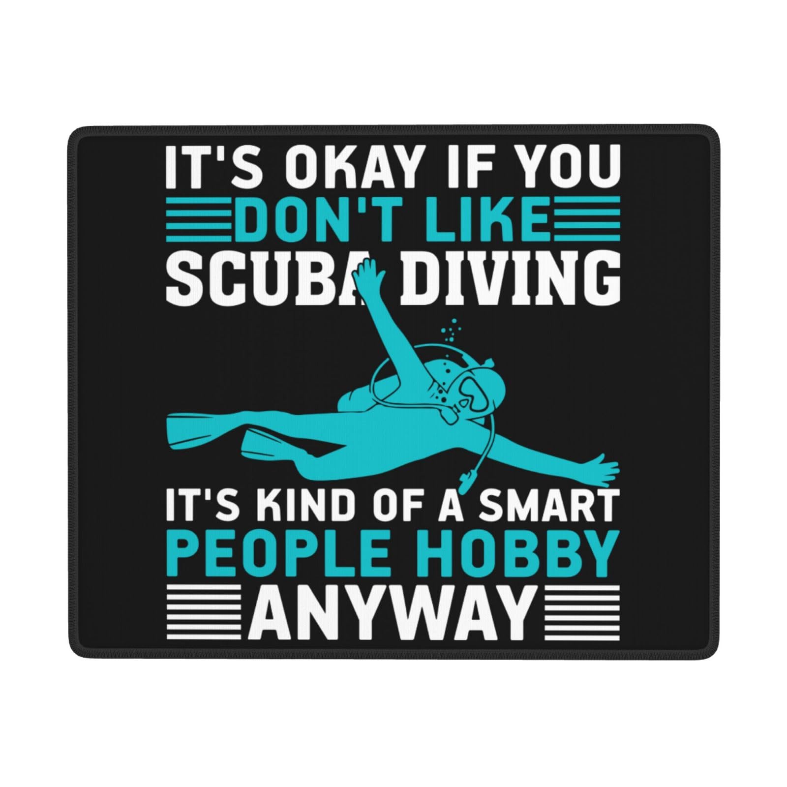 Waterproof Non-Slip Rubber Base Mouse Pad for Laptop, PC, Office & Gaming - 7x9 Inch - Perfect for Work, Gaming & Home Office Use