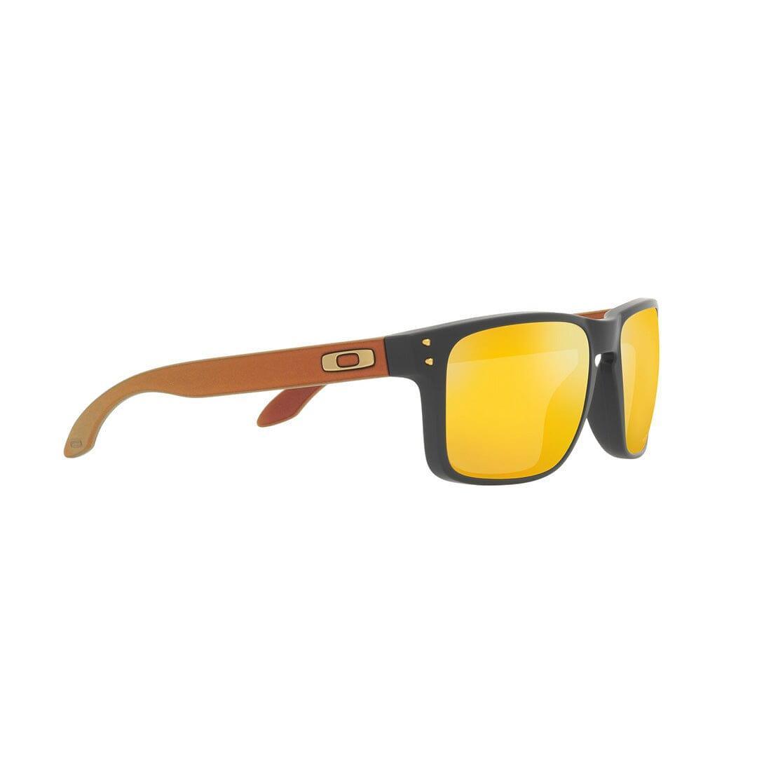 OAKLEY HOLBROOK Matte Carbon Sunglasses with Prizm 24K Polarized Lenses - Perfect for Outdoor Sports, Driving & Summer Fashion