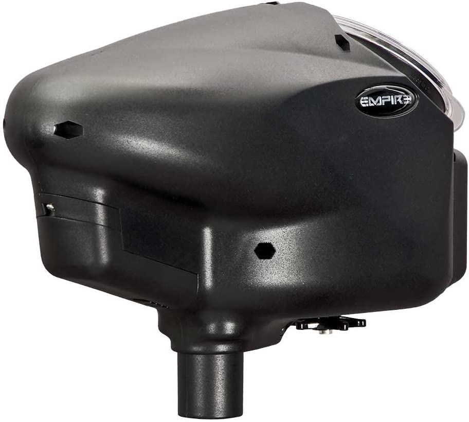 Tippmann Empire Halo Too Electronic Paintball Loader Hopper with 48ci HPA Tank - High Speed Feeding for Tournament & Woodsball Scenarios