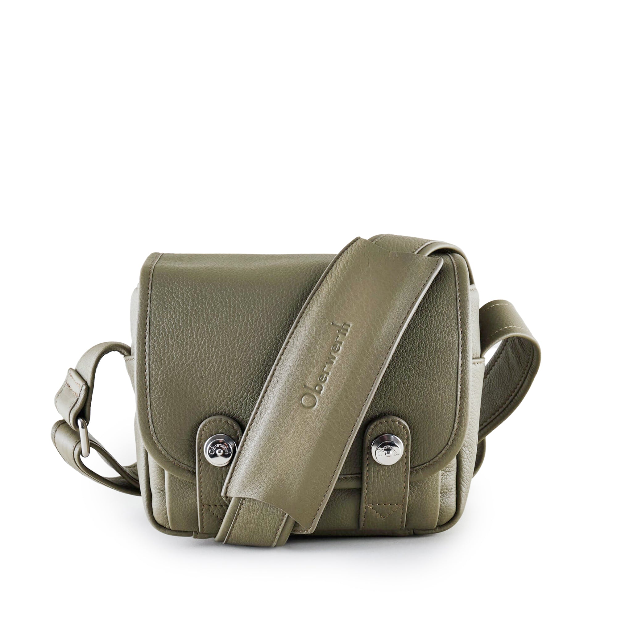 Oberwerth 'Phil' Premium Leather Camera Bag for DSLR & Mirrorless Cameras - Waterproof & Stylish Photography Accessory for Travel, Street & Professional Use
