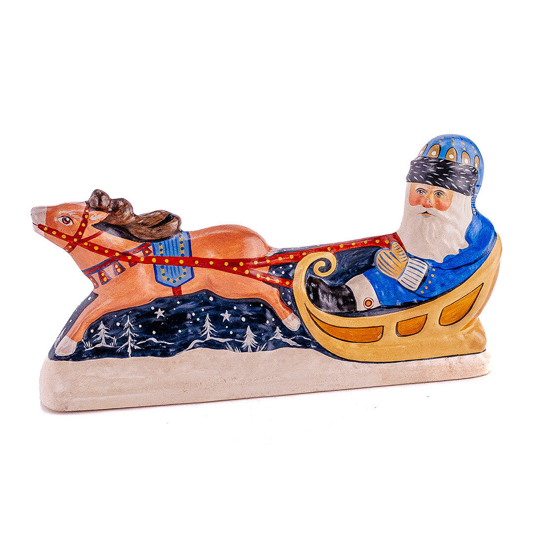 Santa's Sleigh Ride - Christmas Holiday Decorations for Home, Office & Outdoor - Perfect for Xmas Party, Winter Festival & Holiday Decor